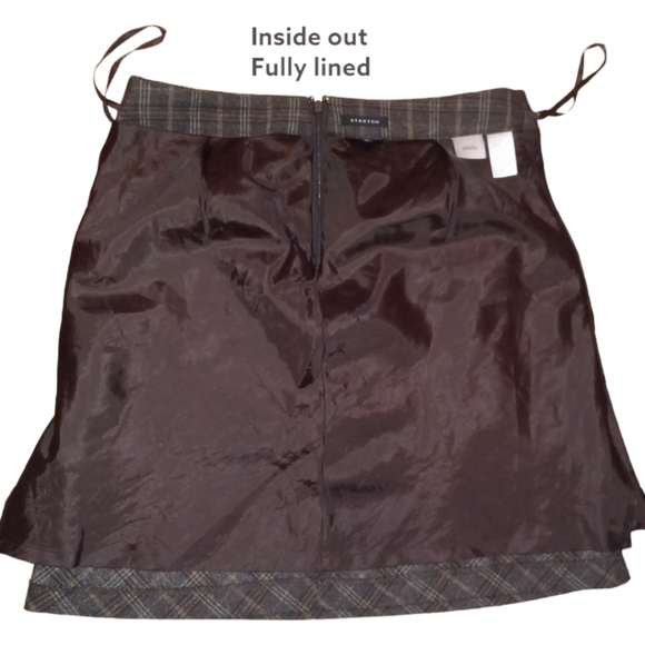 🏖️NINE WEST Plaid Mini Skirt - Picture 5 of 8